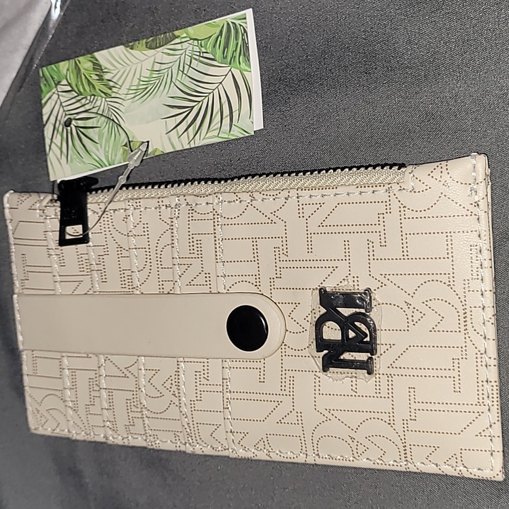 Badgley Mischka Card Holder And Zipper Pocket